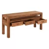 Κονσόλα με 3 Συρτάρια C9556 Ανακυκλώμενο Ξύλο TEAK σε Φυσικό 180x45x80Yεκ.