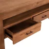 Κονσόλα με 3 Συρτάρια C9556 Ανακυκλώμενο Ξύλο TEAK σε Φυσικό 180x45x80Yεκ.