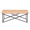 Coffee Table C9469.01 MDF with Wood Veneer in Natural Rustic 120x60x45.5cm Coffee Table C9469.01 MDF with Wood Veneer in Natural Rustic 120x60x45.5cm