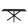 Coffee Table C9470.04 Black Marble with Black Metal Base 120x60x45.5cm Coffee Table C9470.04 Black Marble with Black Metal Base 120x60x45.5cm