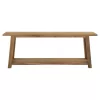 Console C9554 with Shelf Made of Recycled TEAK Wood 240x45x91cm