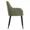 Armchair SHELLY Teddy fabric Pistachio green color and Black Metal legs 57x55x87Hcm. Armchair SHELLY Teddy fabric Pistachio green color and Black Metal legs 57x55x87Hcm.
