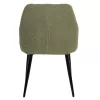 Armchair SHELLY Teddy fabric Pistachio green color and Black Metal legs 57x55x87Hcm. Armchair SHELLY Teddy fabric Pistachio green color and Black Metal legs 57x55x87Hcm.