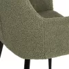 Armchair SHELLY Teddy fabric Pistachio green color and Black Metal legs 57x55x87Hcm. Armchair SHELLY Teddy fabric Pistachio green color and Black Metal legs 57x55x87Hcm.