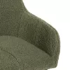 Armchair SHELLY Teddy fabric Pistachio green color and Black Metal legs 57x55x87Hcm. Armchair SHELLY Teddy fabric Pistachio green color and Black Metal legs 57x55x87Hcm.