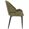 Chair SARKY Green Boucle fabric and Metal legs 55x62x89Hcm. Chair SARKY Green Boucle fabric and Metal legs 55x62x89Hcm.