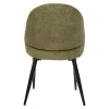Chair SARKY Green Boucle fabric and Metal legs 55x62x89Hcm. Chair SARKY Green Boucle fabric and Metal legs 55x62x89Hcm.