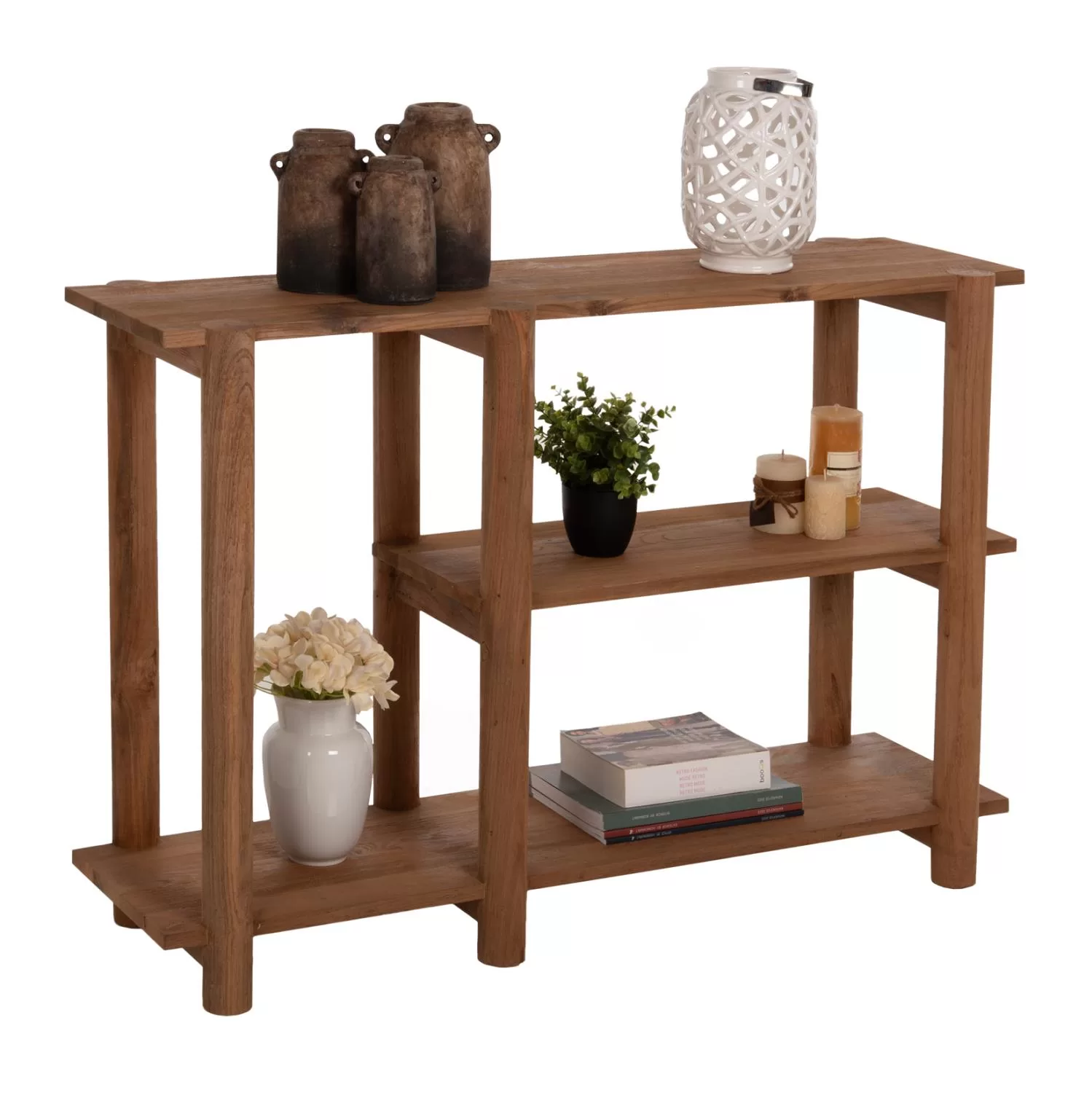 ΚΟΝΣΟΛΑ KUTAI ΑΝΑΚΥΚΛΩΜΕΝΟ ΞΥΛΟ ΤΕΑΚ ΣΕ ΦΥΣΙΚΟ RUSTIC 120x35x80Yεκ. ΚΟΝΣΟΛΑ KUTAI ΑΝΑΚΥΚΛΩΜΕΝΟ ΞΥΛΟ ΤΕΑΚ ΣΕ ΦΥΣΙΚΟ RUSTIC 120x35x80Yεκ.