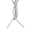 FLOOR STANDING HANGER  METALLIC IN WHITE COLOR-7 HANGING POSITIONS 41x41x176Hcm. FLOOR STANDING HANGER  METALLIC IN WHITE COLOR-7 HANGING POSITIONS 41x41x176Hcm.