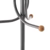 FLOOR STANDING HANGER  METALLIC IN SILVER COLOR-7 HANGING POSITIONS 41x41x176Hcm. FLOOR STANDING HANGER  METALLIC IN SILVER COLOR-7 HANGING POSITIONS 41x41x176Hcm.