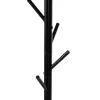 FLOOR STANDING HANGER  METALLIC IN BLACK COLOR-8 HANGING POSITIONS 48x48x173Hcm. FLOOR STANDING HANGER  METALLIC IN BLACK COLOR-8 HANGING POSITIONS 48x48x173Hcm.