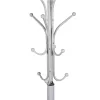 FLOOR STANDING HANGER  METALLIC 13 HANGING POSITIONS-WHITE Φ37x180Hcm. FLOOR STANDING HANGER  METALLIC 13 HANGING POSITIONS-WHITE Φ37x180Hcm.