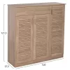 SHOE CABINET PROBY  MELAMINE IN SONOMA 120x37,5x121,5Hcm.