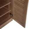 SHOE CABINET PROBY  MELAMINE IN SONOMA 120x37,5x121,5Hcm.