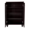 SHOE CABINET PROLLY MELAMINE IN WENGE-2 DOORS-4 SHELVES 60x34x88Hcm. SHOE CABINET PROLLY MELAMINE IN WENGE-2 DOORS-4 SHELVES 60x34x88Hcm.