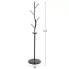 FLOOR STANDING HANGER  METALLIC 8 HANGING POSITIONS-BLACK Φ36x172Hcm. FLOOR STANDING HANGER  METALLIC 8 HANGING POSITIONS-BLACK Φ36x172Hcm.