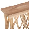 Κονσόλα Krant σε Ρουστίκ Στυλ Κλαδιά Teak & 3εκ. Επιφάνεια 121x36x75Y εκ. Κονσόλα Krant σε Ρουστίκ Στυλ Κλαδιά Teak & 3εκ. Επιφάνεια 121x36x75Y εκ.