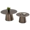 Τραπεζάκια σαλονιού NICKELY Σετ 2 τμχ Μέταλλο σε Ασημί Ματ Φ80x41Υ & Φ60x36Υ εκ. Τραπεζάκια σαλονιού NICKELY Σετ 2 τμχ Μέταλλο σε Ασημί Ματ Φ80x41Υ & Φ60x36Υ εκ.
