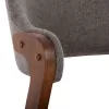 Καρέκλα RIDER Rubberwood Kαρυδί με ύφασμα Γκρί 59x59x83Yεκ. Καρέκλα RIDER Rubberwood Kαρυδί με ύφασμα Γκρί 59x59x83Yεκ.