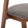 Καρέκλα RIDER Rubberwood Kαρυδί με ύφασμα Γκρί 59x59x83Yεκ. Καρέκλα RIDER Rubberwood Kαρυδί με ύφασμα Γκρί 59x59x83Yεκ.
