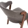 Καρέκλα RIDER Rubberwood Kαρυδί με ύφασμα Γκρί 59x59x83Yεκ. Καρέκλα RIDER Rubberwood Kαρυδί με ύφασμα Γκρί 59x59x83Yεκ.