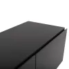 TV Cabinet HUDSON MDF Walnut Veneer in Walnut - Dark Grey 180x40x50cm TV Cabinet HUDSON MDF Walnut Veneer in Walnut - Dark Grey 180x40x50cm
