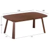 Coffee table RINER C9737 MDF in Walnut 120x60x45cm Coffee table RINER C9737 MDF in Walnut 120x60x45cm