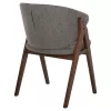 Καρέκλα HANA Rubberwood Καρυδί και Γκρί ύφασμα 55x60x84Yεκ. Καρέκλα HANA Rubberwood Καρυδί και Γκρί ύφασμα 55x60x84Yεκ.