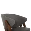 Καρέκλα HANA Rubberwood Καρυδί και Γκρί ύφασμα 55x60x84Yεκ. Καρέκλα HANA Rubberwood Καρυδί και Γκρί ύφασμα 55x60x84Yεκ.