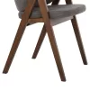 Καρέκλα HANA Rubberwood Καρυδί και Γκρί ύφασμα 55x60x84Yεκ. Καρέκλα HANA Rubberwood Καρυδί και Γκρί ύφασμα 55x60x84Yεκ.
