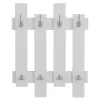 WALL COAT HANGER WESSON  MELAMINE IN WHITE 64x4x79Hcm. WALL COAT HANGER WESSON  MELAMINE IN WHITE 64x4x79Hcm.