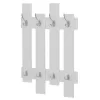 WALL COAT HANGER WESSON  MELAMINE IN WHITE 64x4x79Hcm. WALL COAT HANGER WESSON  MELAMINE IN WHITE 64x4x79Hcm.