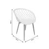 Chair Ezra I PP white-natural leg Chair Ezra I PP white-natural leg