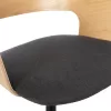 Chair-Armchair VELP Wood in Natural with Grey fabric and Black Metal legs 55,5x50x79Hcm. Chair-Armchair VELP Wood in Natural with Grey fabric and Black Metal legs 55,5x50x79Hcm.