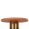 Coffee Table PUNJAB Metal in Orange and Gold Bronze Φ30.5x42Hcm Coffee Table PUNJAB Metal in Orange and Gold Bronze Φ30.5x42Hcm