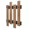 WALL COAT HANGER WESSON  MELAMINE IN BLACK MARBLE & NATURAL 64x4x79Hcm. WALL COAT HANGER WESSON  MELAMINE IN BLACK MARBLE & NATURAL 64x4x79Hcm.