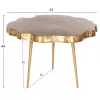 ANGUL Coffee Tables Set of 2 pcs Metal Gold Φ62 and 48x40 cm ANGUL Coffee Tables Set of 2 pcs Metal Gold Φ62 and 48x40 cm