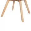 Armchair REX Brick - Grey fabric and Beech Wood legs 53x60x93Hcm. Armchair REX Brick - Grey fabric and Beech Wood legs 53x60x93Hcm.