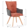 Armchair REX Brick - Grey fabric and Beech Wood legs 53x60x93Hcm. Armchair REX Brick - Grey fabric and Beech Wood legs 53x60x93Hcm.