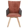 Armchair REX Brick - Grey fabric and Beech Wood legs 53x60x93Hcm. Armchair REX Brick - Grey fabric and Beech Wood legs 53x60x93Hcm.