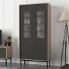 Showcase Trodel Fylliana Grey - Grey Oak 90*40*185 cm Showcase Trodel Fylliana Grey - Grey Oak 90*40*185 cm
