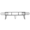 TV Stand Elmira Maxi Fylliana Walnut - Black 151x30x48 cm TV Stand Elmira Maxi Fylliana Walnut - Black 151x30x48 cm
