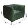 Πολυθρόνα Cube Fylliana Πράσινο 80x72x70 εκ. Πολυθρόνα Cube Fylliana Πράσινο 80x72x70 εκ.