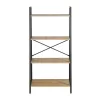 Bookcase - Shelf Case Edge 1942 Metal Fylliana Sonoma - Artisan 64x32x128 cm Bookcase - Shelf Case Edge 1942 Metal Fylliana Sonoma - Artisan 64x32x128 cm