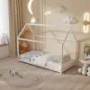 BED FOR KIDS PEPE t.MONTESSORI SOLID PINE WOOD IN WHITE- 140x70cm. BED FOR KIDS PEPE t.MONTESSORI SOLID PINE WOOD IN WHITE- 140x70cm.