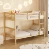 Bunk Bed - Children's Bed LANTAI made of Pine Wood in Natural for mattresses 190x90cm