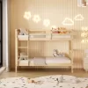 Bunk Bed - Children's Bed LANTAI made of Pine Wood in Natural for mattresses 190x90cm