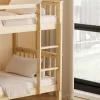 Bunk Bed - Children's Bed LANTAI made of Pine Wood in Natural for mattresses 190x90cm