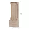 Entrance Furniture KAYLOR C2474.01 with Hanger & Storage - MDF in Sonoma 65x34x180cm Entrance Furniture KAYLOR C2474.01 with Hanger & Storage - MDF in Sonoma 65x34x180cm