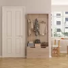 Entrance Furniture KAYLOR C2475.01 with Hangers & Storage - MDF in Sonoma 93x34x180cm Entrance Furniture KAYLOR C2475.01 with Hangers & Storage - MDF in Sonoma 93x34x180cm